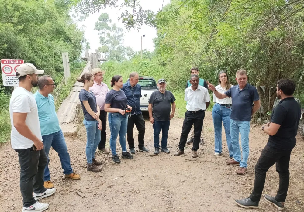 Desmontagem da estrutura para construção da ponte entre Candelária e Vale do Sol está em processo de licenciamento ambiental