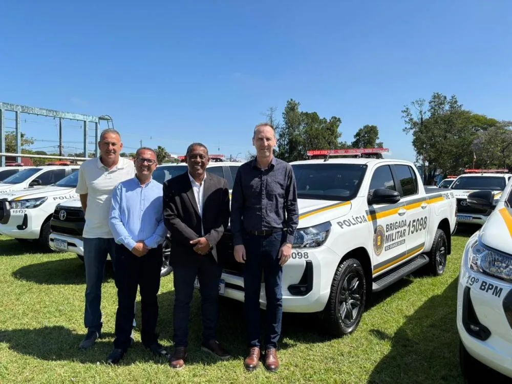 Vale do Sol recebe Hilux semiblindada para reforçar a segurança pública